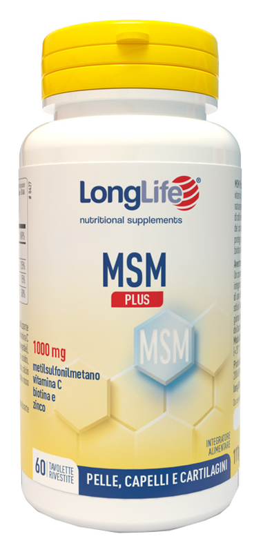 LONGLIFE MSM PLUS 60 TAVOLETTE RIVESTITE DA 1,85 G - FARMACIA33