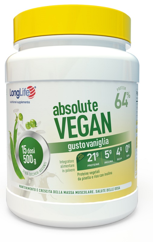 LONGLIFE ABSOLUTE VEGAN 500 G - FARMACIA33
