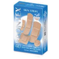 CEROTTO PRONTEX SKIN STRIPS 6 FORMATI ASSORTITI ASTUCCIO 40 PEZZI - FARMACIA33