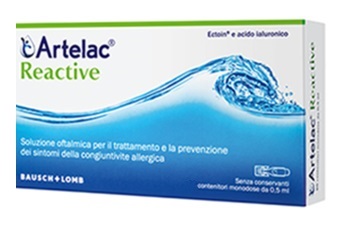ARTELAC REACTIVE SOLUZIONE OFTALMICA MONODOSE 20 UNITA' DA 0,5 ML - FARMACIA33