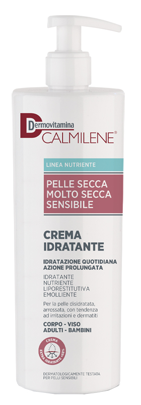 DERMOVITAMINA CALMILENE CREMA IDRATANTE PER PELLE SECCA, MOLTO SECCA O SENSIBILE 500 ML - FARMACIA33