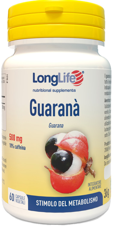 LONGLIFE GUARANA 60 CAPSULE VEGETALI - FARMACIA33