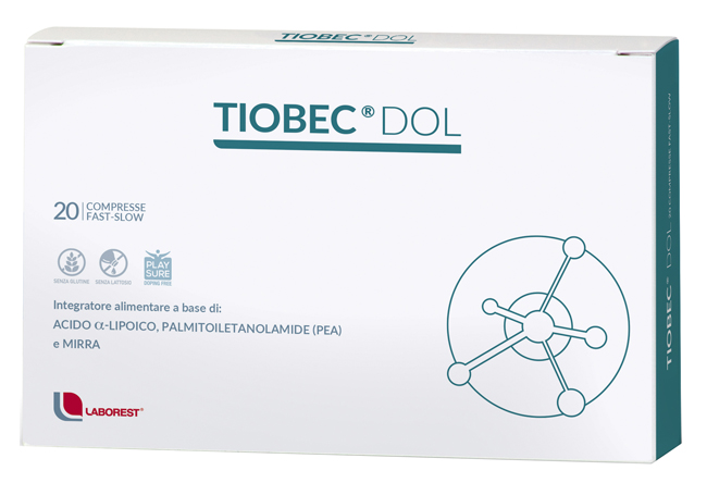 TIOBEC DOL 20 COMPRESSE DA 1455 MG - FARMACIA33