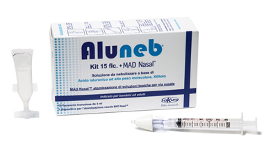 ALUNEB KIT SOLUZIONE ISOTONICA 15 FLACONCINI DA 4 ML + MAD NASAL ATOMIZZATORE - FARMACIA33
