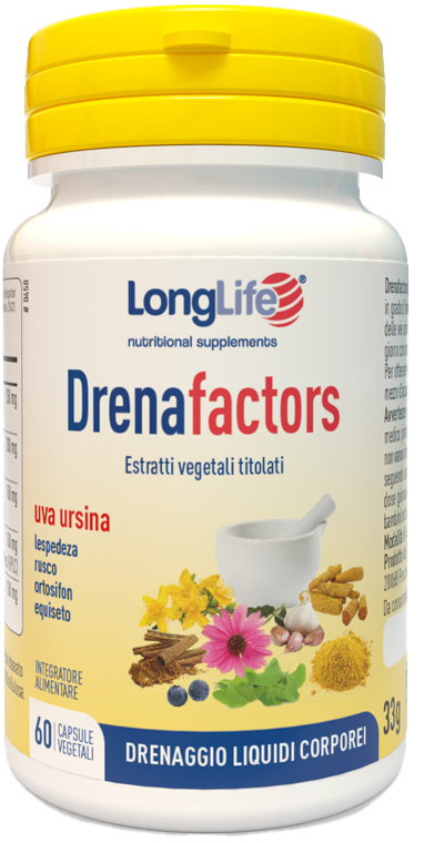 LONGLIFE DRENAFACTORS 60 CAPSULE - FARMACIA33