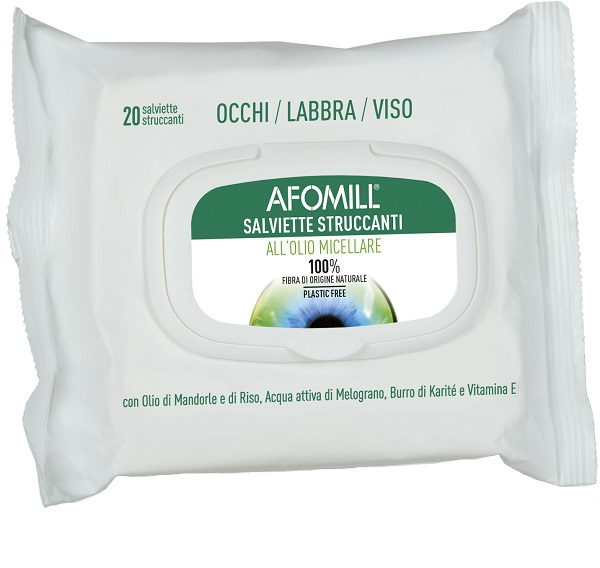 AFOMILL SALVIETTINE STRUCCANTI OLIO MICELLARE - FARMACIA33