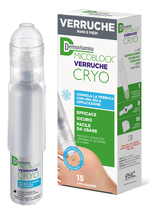 DERMOVITAMINA MICOBLOCK VERRUCHE CRYO SPRAY 38 ML - FARMACIA33