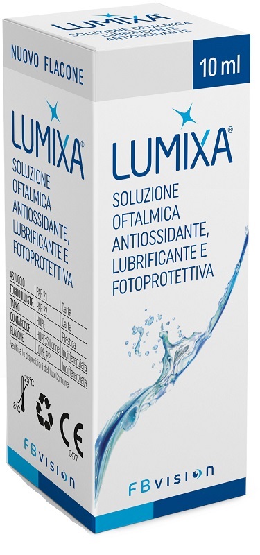 LUMIXA SOLUZIONE OFTALMICA LUBRIFICANTE ANTIOSSIDANTE 10 ML - FARMACIA33