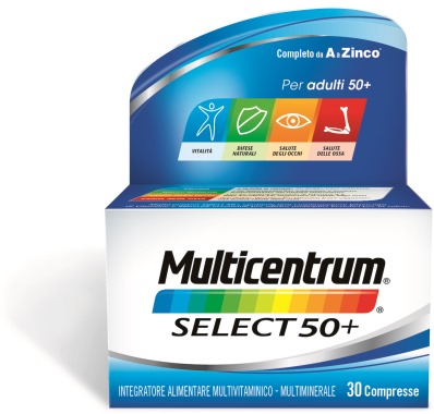 MULTICENTRUM SELECT 50+ 30 COMPRESSE - FARMACIA33