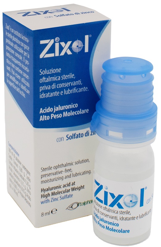SOLUZIONE OFTALMICA ZIXOL PLURIDOSE 8 ML - FARMACIA33