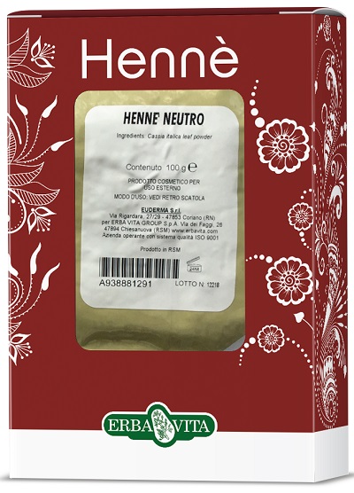 HENNE COLORANTE CAPELLI NEUTRO 100 G - FARMACIA33