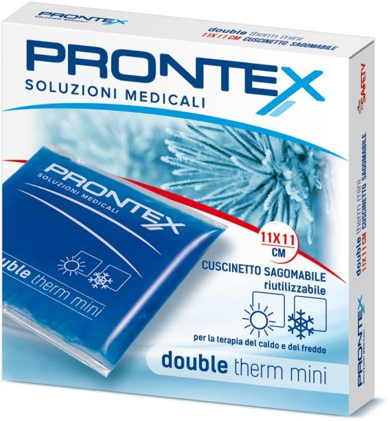 PRONTEX CUSCINETTO IN GEL RIUTILIZZABILE DOUBLE THERM 11X11CM - FARMACIA33