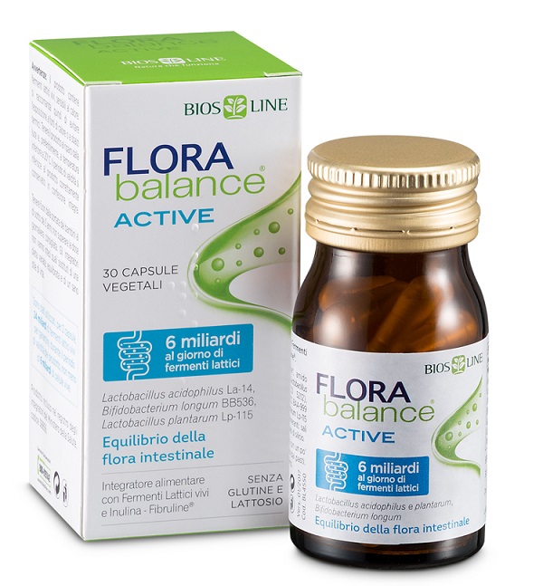 BIOSLINE FLORABALANCE ACTIVE 30 CAPSULE VEGETALI - FARMACIA33