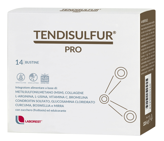 TENDISULFUR PRO 14 BUSTINE DA 8,6G - FARMACIA33