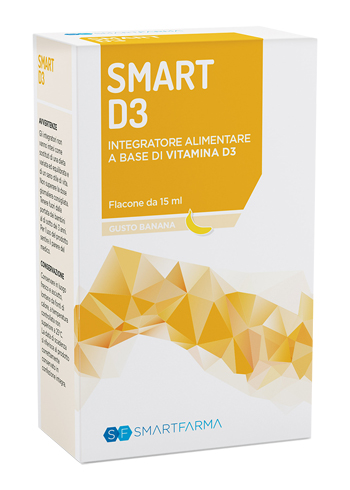 SMART D3 GOCCE 15 ML GUSTO BANANA - FARMACIA33