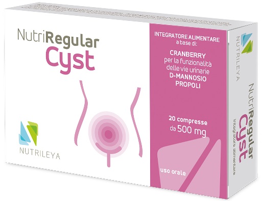 NUTRIREGULAR CYST 20 CAPSULE 500 MG - CISTITE - FARMACIA33