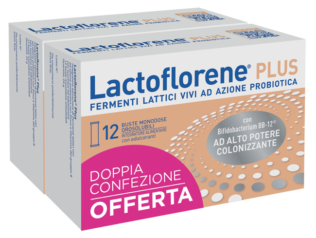LACTOFLORENE PLUS BIPACK 12 BUSTINE 48 G - FARMACIA33