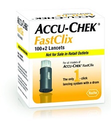 LANCETTE PUNGIDITO ACCU-CHEK FASTCLIX 100 + 2 PEZZI - FARMACIA33