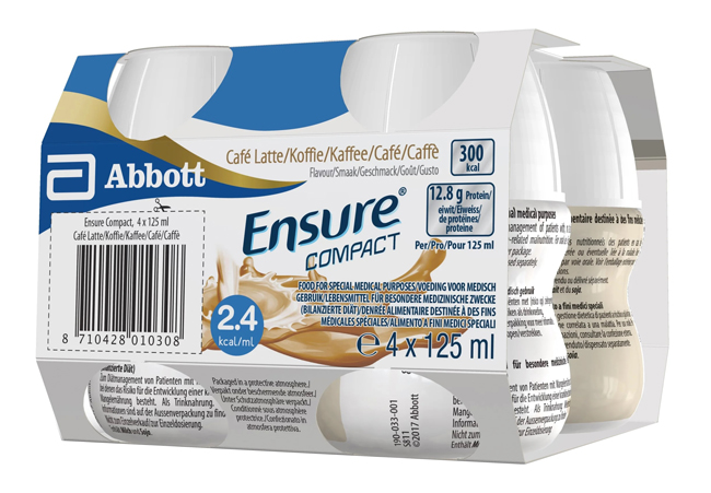 ENSURE COMPACT CAFFE 4 BOTTIGLIE DA 125 ML - FARMACIA33