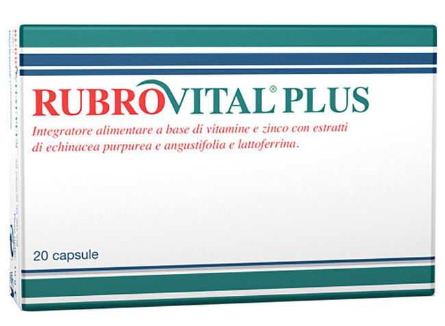 RUBROVITAL PLUS 20 CAPSULE - FARMACIA33