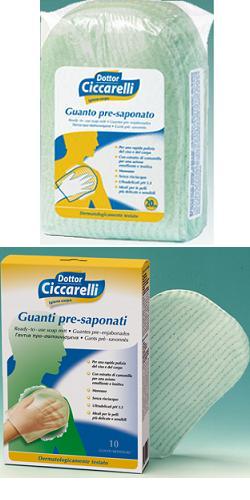 CICCARELLI GUANTO PRESAPONATO 20 PEZZI - FARMACIA33
