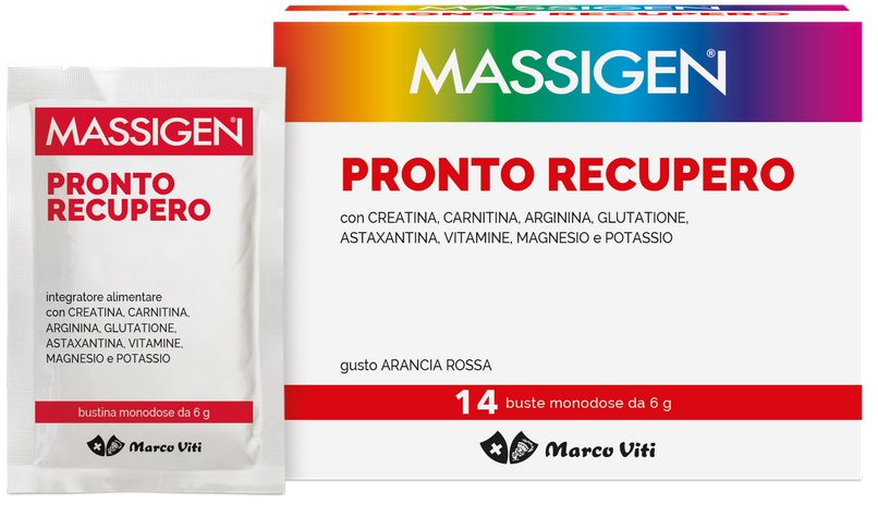 Marco Viti Massigen Pronto Recupero Integratore Alimentare 14 Buste / Bustine 6 g - FARMACIA33