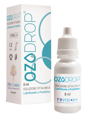 OZODROP LIPOZONEYE SOLUZIONE OFTALMICA BASE DI OLIO OZONIZZATO IN FOSFOLIPIDI 8 ML - FARMACIA33