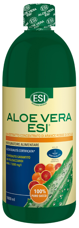 ESI ALOE SUCCO ARANCIA ROSSA 1000 ML - FARMACIA33