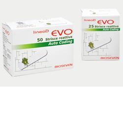 STRISCE MISURAZIONE GLICEMIA LINEA D EVO 25 PEZZI - FARMACIA33