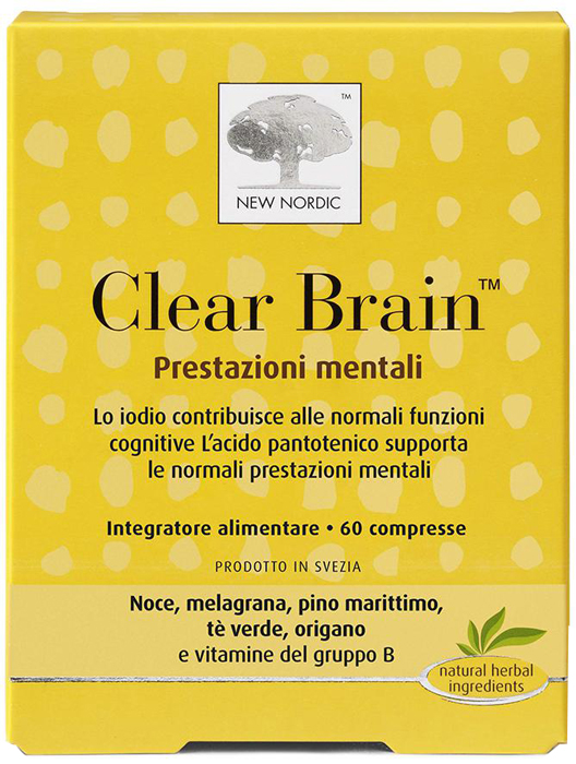 CLEAR BRAIN 60 COMPRESSE - FARMACIA33