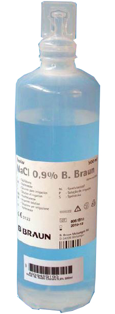 SOLUZIONE FISIOLOGICA 0,9% SODIO CLORURO 500 ML NON INIETTABILE - FARMACIA33