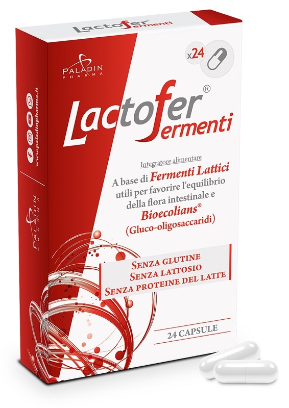LACTOFER FERMENTI 24 CAPSULE - FARMACIA33