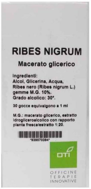 RIBES NIGRUM MACERATO GLICERICO 10% GOCCE 100ML - FARMACIA33