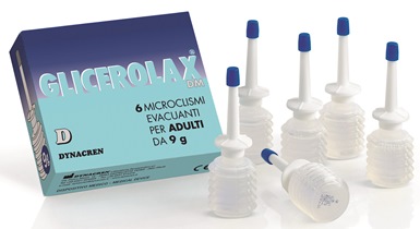GLICEROLAX ADULTI MICROCLISMI EVACUANTI 6 PEZZI X 9 G CONTIENE AMIDO DI RISO - FARMACIA33