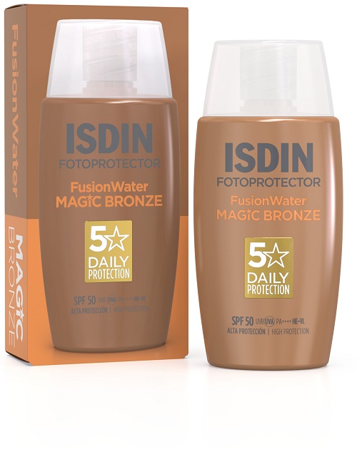 FUSION WATER MAGIC COLOR BRONZE SPF50 50 ML - FARMACIA33