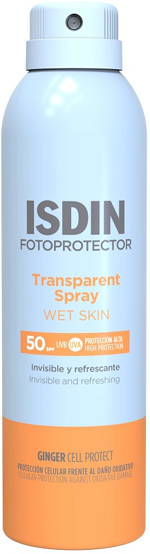 TRANSPARENT SPRAY WET SKIN SPF50 250 ML - FARMACIA33