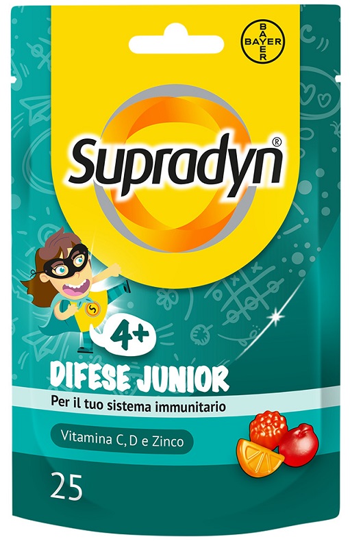 SUPRADYN DIFESE JUNIOR 25 CARAMELLE GOMMOSE - FARMACIA33
