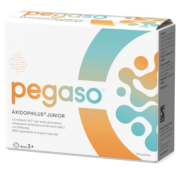 PEGASO AXIDOPHILUS JUNIOR 14 BUSTINE DA 1,5 G - FARMACIA33