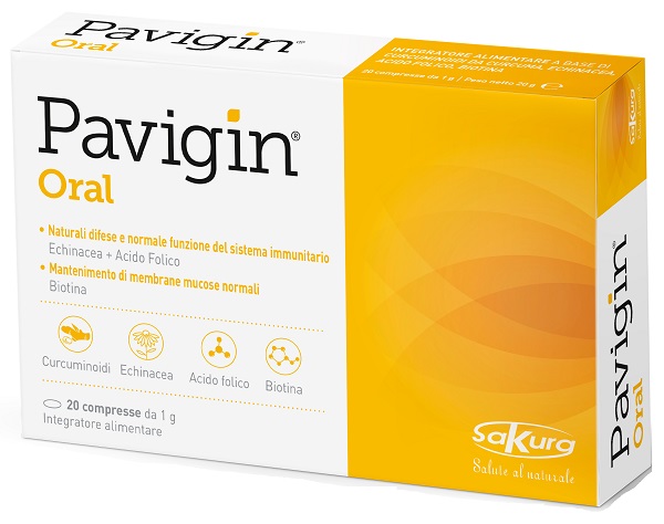 PAVIGIN ORAL 20 COMPRESSE - FARMACIA33