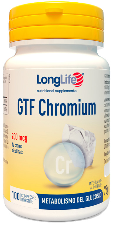 LONGLIFE GTF CHROMIUM 100 COMPRESSE - FARMACIA33