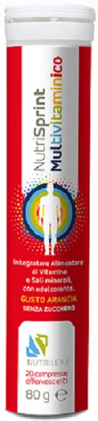 NUTRISPRINT MULTIVITAMINICO 20 COMPRESSE EFFERVESCENTI 80 G SENZA ZUCCHERO - FARMACIA33