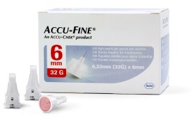 AGO PER PENNA DA INSULINA ACCU-FINE PEN NEEDLE ACCU-CHEK GAUGE 32 X 6MM 100 PEZZI - FARMACIA33