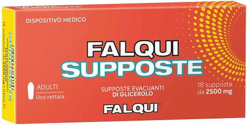 SUPPOSTE FALQUI 18 SUPPOSTE CON GLICERINA 2500MG ADULTI - FARMACIA33