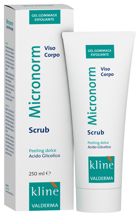 MICRONORM SCRUB VISO-CORPO 250 ML - FARMACIA33
