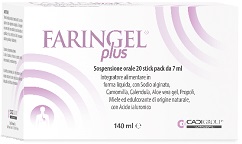 FARINGEL PLUS 20 STICK PACK 7 ML - FARMACIA33