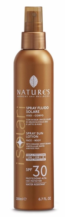 NATURES I SOLARI SPRAY FLUIDO SPF30 200 ML - FARMACIA33