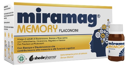 MIRAMAG MEMORY 10 FLACONCINI MONODOSE CON TAPPO DOSATORE 10 ML - FARMACIA33