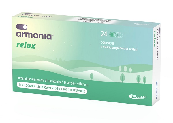 ARMONIA RELAX 1 MG A BASE DI MELATONINA 24 COMPRESSE - FARMACIA33