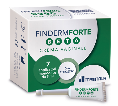 FINDERM FORTE BETA CREMA VAGINALE 7 APPLICATORI MONOUSO 5 G - FARMACIA33