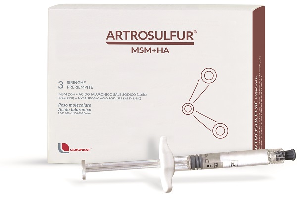 ARTROSULFUR MSM+HA 3 SIRINGHE PRERIEMPITE - FARMACIA33